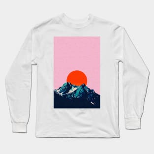 Mountain sunset Long Sleeve T-Shirt